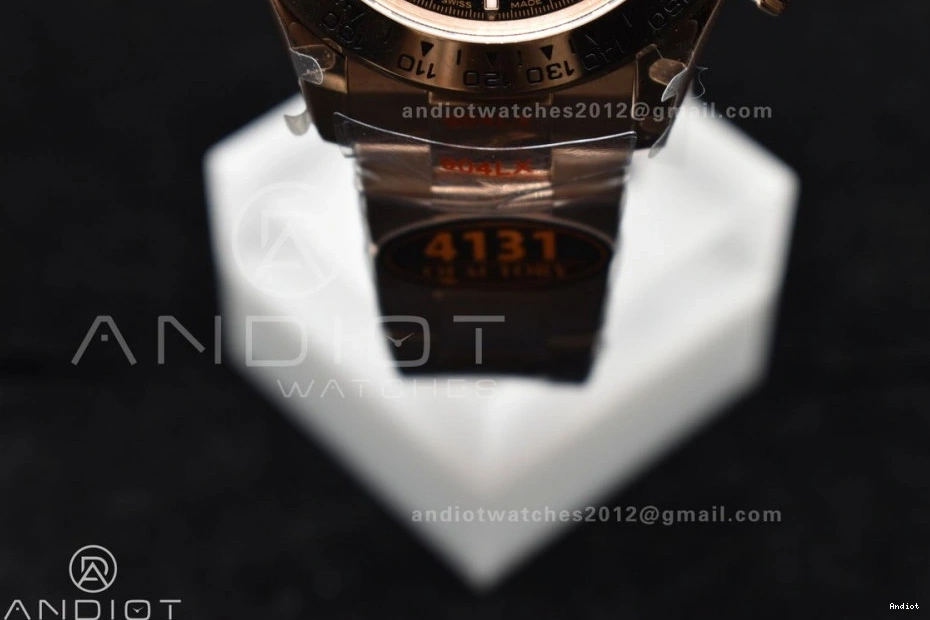 RG on Bracelet Best Dial RG 1:1 Edition QF 116505 Daytona Black SH4130 (Gain Weight) V3 0407